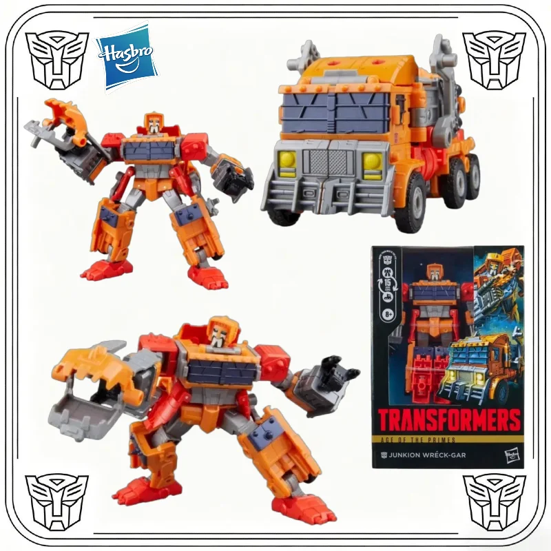 

В НАЛИЧИИ: Трансформируемые игрушки Hasbro Age Of The Primes Voyager Junkion Wreck-Gar, коллекционные фигурки роботов, товары для хобби