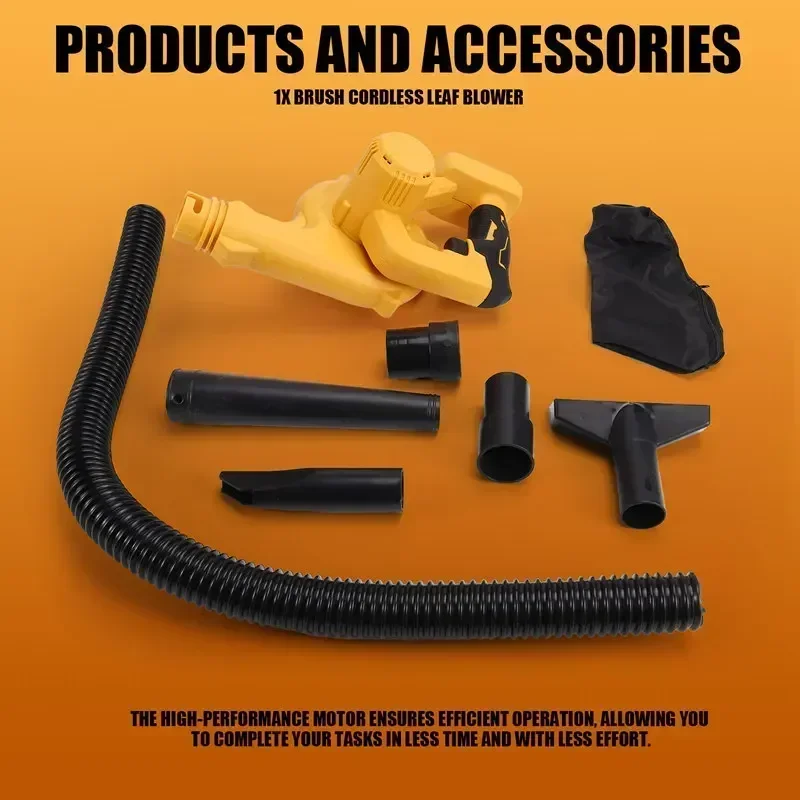 Fit DeWalt Multi-Use Wireless Air Blower Vacuum Cleaner Electric Dust Computer Collector Leaf Duster for  18V 20V Battery