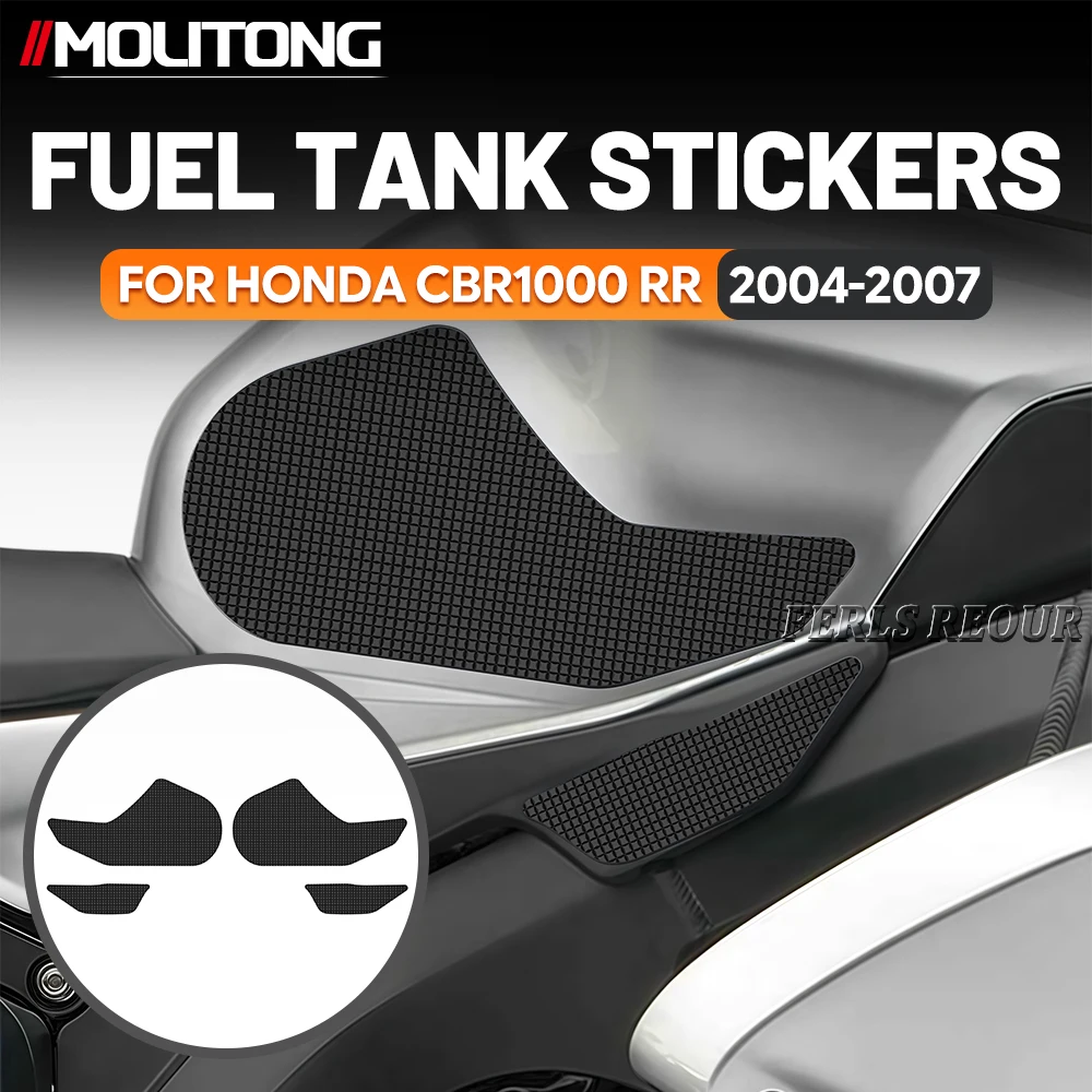 

3-in-1 Silicone Tank Pad: Grip, Protect, Decorate for HONDA CBR1000 RR 2004-2007