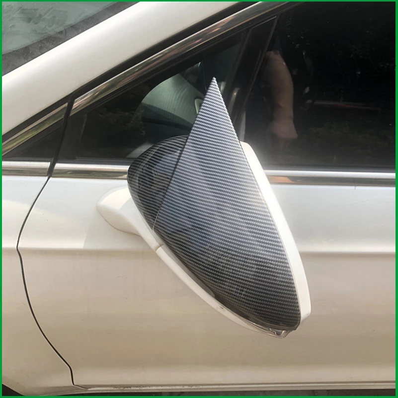 

Car Styling For Ford Mondeo 2013-2019 Rearview Mirror Cover Caps Trim With Horn Auto Parts Accessories