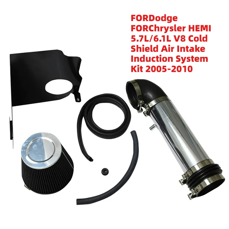 

Custom-Tailored FORDodge FORChrysler HEMI 5.7L/6.1L V8 Cold Shield Air Intake Induction System Kit 2005-2010