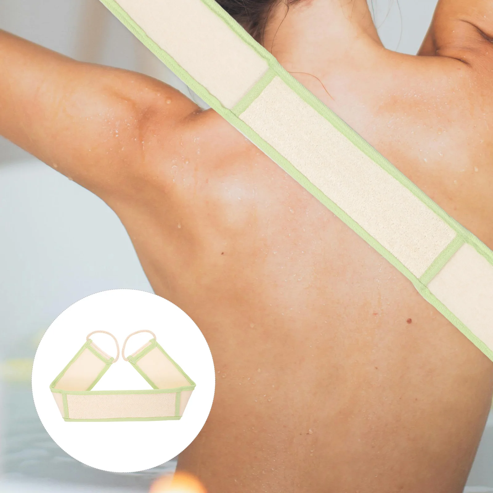 

Nylon Scrubber for Shower Exfoliating Bath Loofah Cloth Bath Scrubber Men Men Body Cleansing Tool Smooth Towel