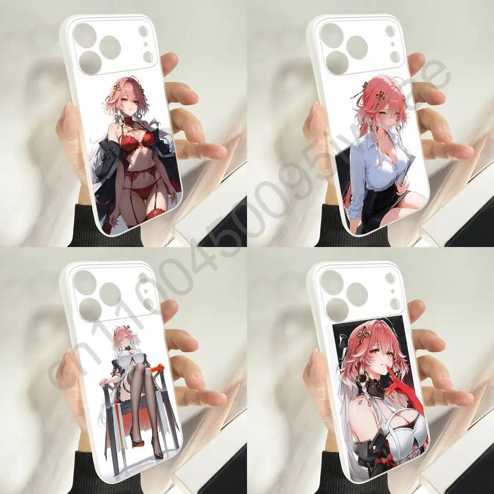 

Cartoon Changli W-Wuthering Waves Phone Case For iPhone 11,16,15,14,13,17,12,Plus,E,Air,Mini,Pro,Max Magnetic Magsafe Soft Cover