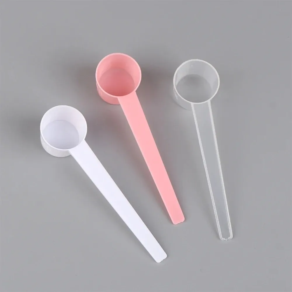 10Pcs Lightweight 5g Measuring Spoons Reusable PP Plastic Powder Scoop Easy Measuring Coffee Scoop DIY Use
