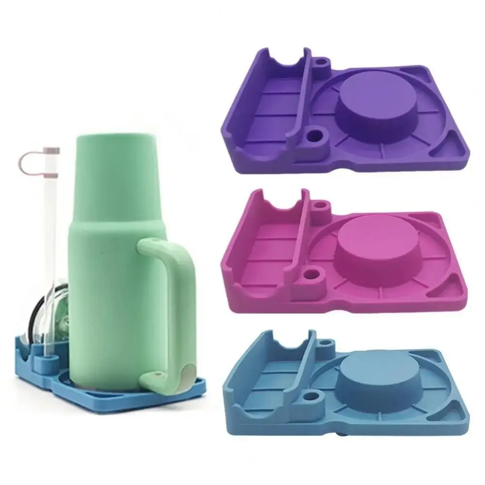 

Efficient Silicone Water Bottle Drying Rack Anti-slip Space-saving Cup Drying Holder Stand Reusable Bottle Organizer Countertop