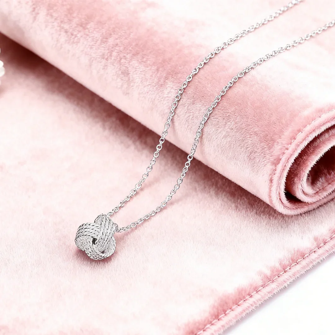 Special offer 925 Sterling Silver lovely Weave Ball Pendant Necklace For Women Fashion Costume Jewelry Wedding Holiday Gifts