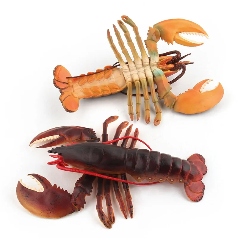 

DELAM-Realistic Marine Simulation Lobsters Model Australian Lobster Boston Lobster Action Figures For Kid Gift C