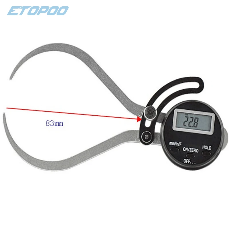 Digital Inside Outside Caliper Thickness Gauge Fraction/mm/in Digital Electronic Caliper Gauge for Woodworking