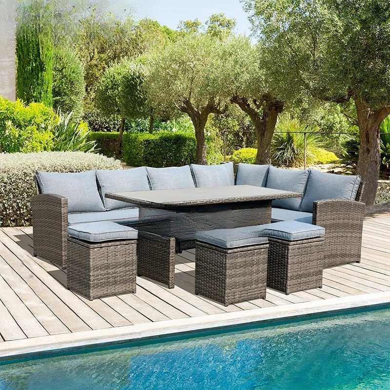 

Outdoor sofa rattan courtyard garden furniture rattan chair sun protection waterproof rain proof balcony leisure