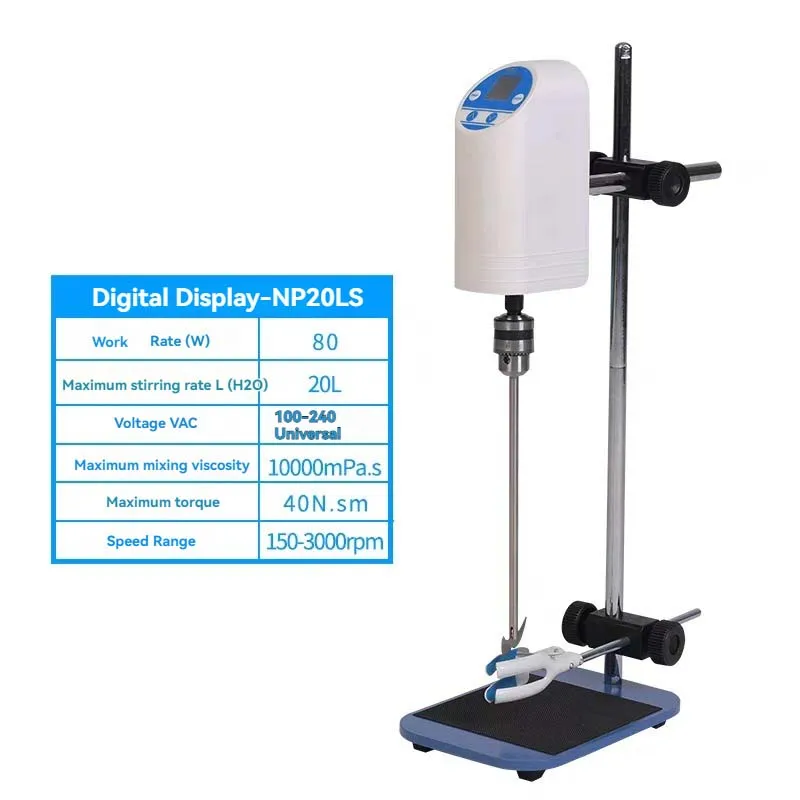 Multi-Function Blender With Top-Mounted Pharmaceutical Mixing Tool Capable Of Timed Mixing