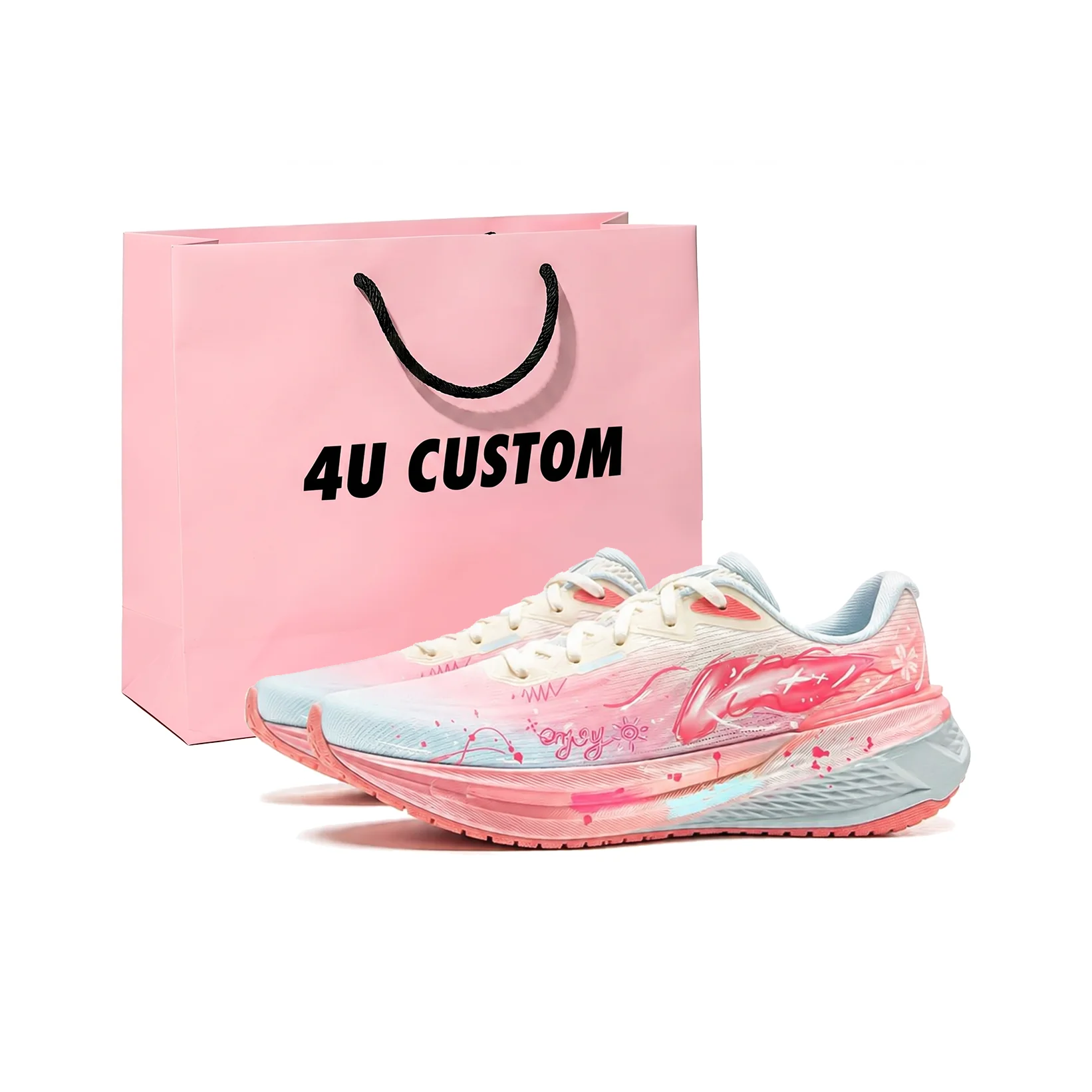 POIZON Li Ning My Leap 3.0 耐摩耗性 通気性 ロートップ カジュアル スプリント 体力テスト＆試験 都市通勤