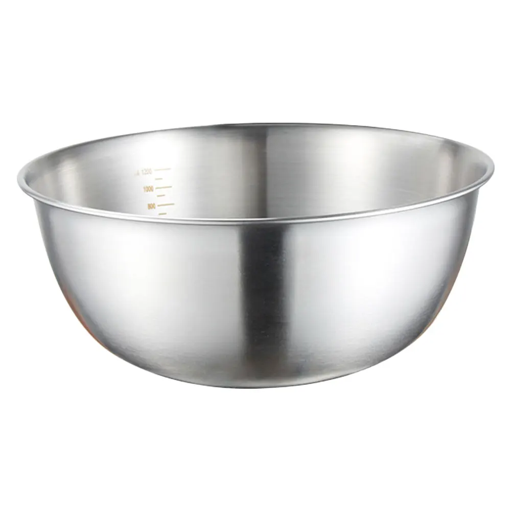 

Stainless Steel Baking Bowls Salad Mixing Food Storage Kitchen Cooking Bowls Rice Soup Noodle Sturdy