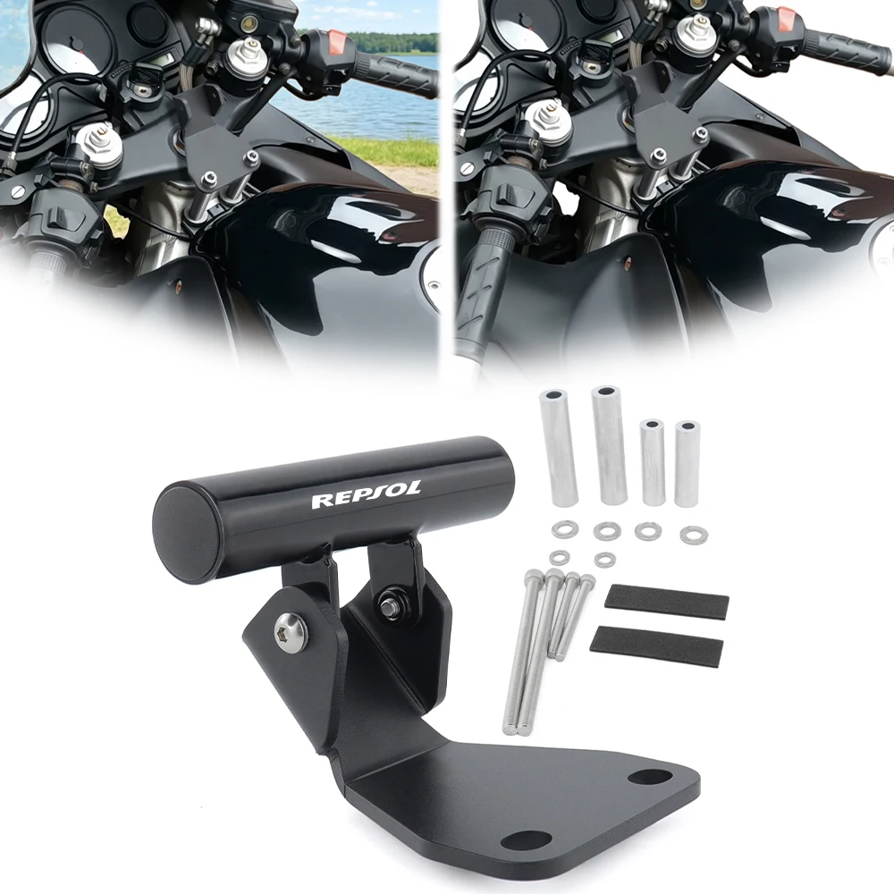 Motorcycle GPS Mount Aluminum Navigation Bracket Phone Adapter Holder Support For CBR600F 1999-2006 CBR900RR/CBR954RR 2000-2001