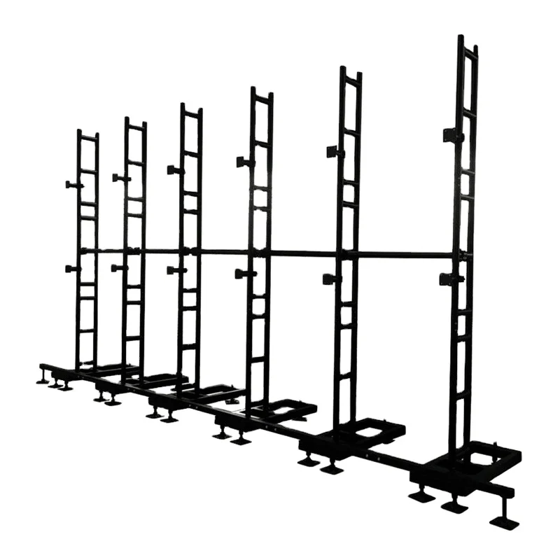 Easy Setup Steel LED Screen Ground Support Stand Led Screen Back Truss Support Systems