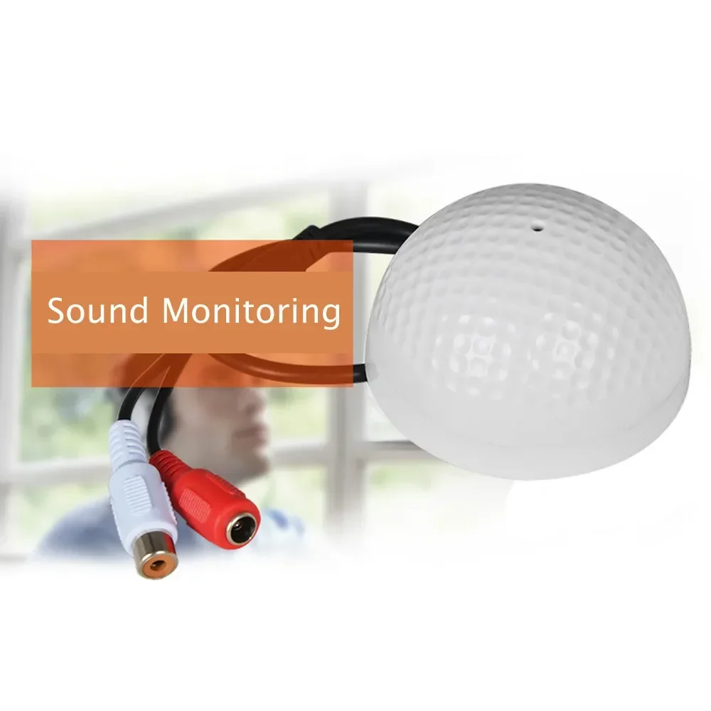 ESCAM Sound Monitor Audio Pickup microfono per telecamere IP di sorveglianza Video CCTV