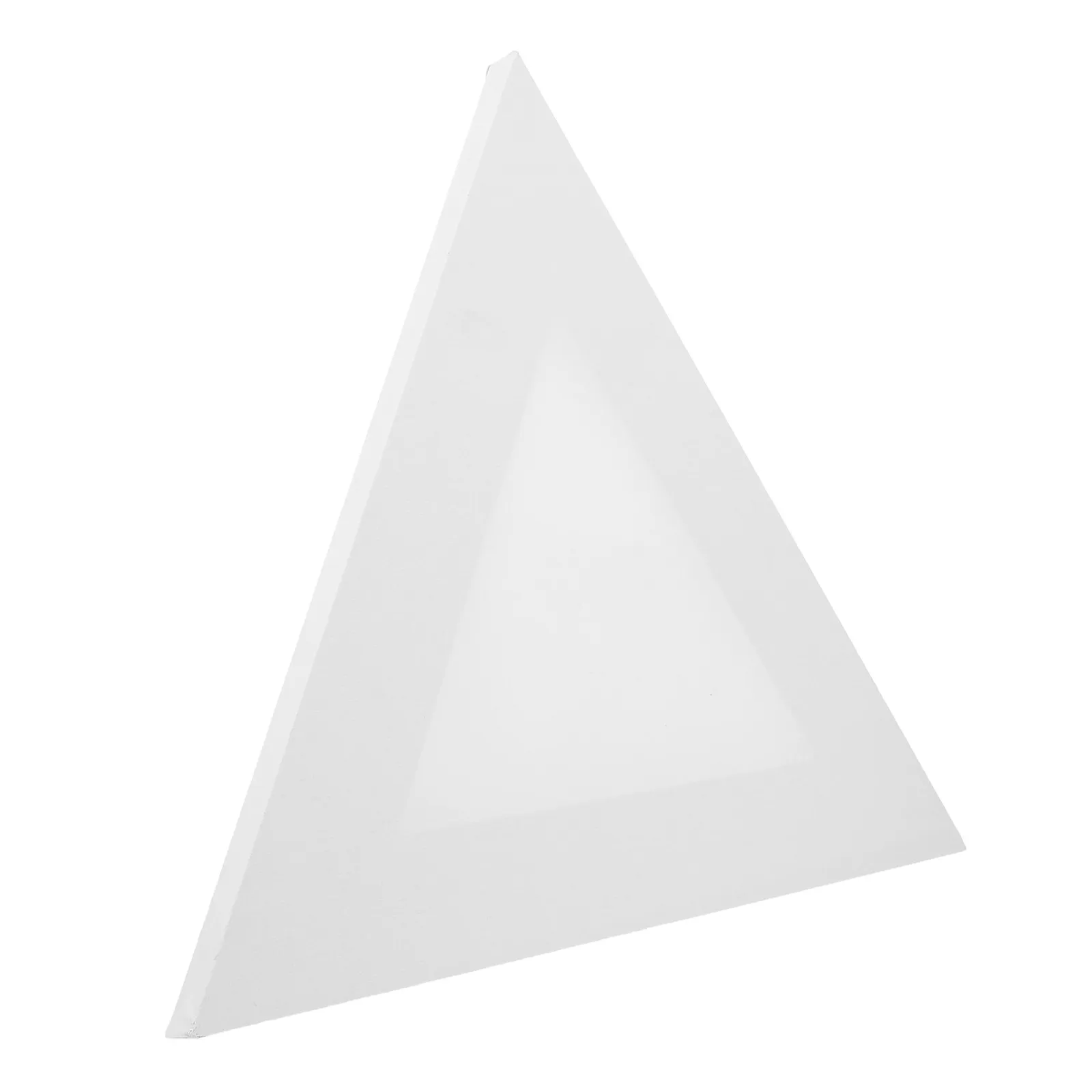 

Triangle Canvas Blank Painting Board Panel Oil Painting Board Artist Canvas Drawing Panel for Classroom and DIY Use