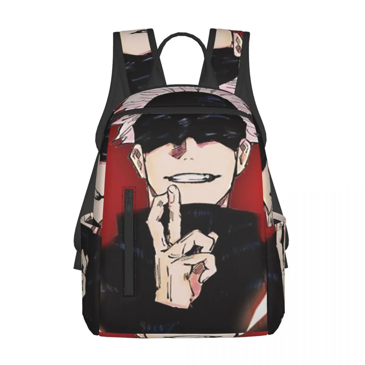 Satoru Gojo Anime Jujutsu Kaisen Backpack Daypack Large Capacity Boys Girls BookBag School Bag Shoulder Bags for Men Women