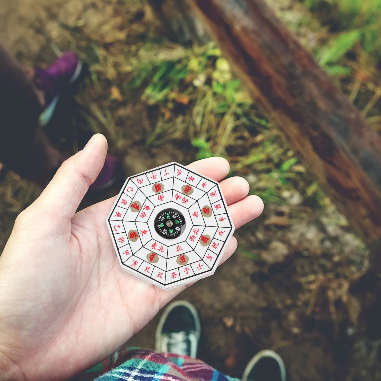 Portable Resin Compass for Hiking Camping Survival Navigation – Precise Dial Feng Shui Style