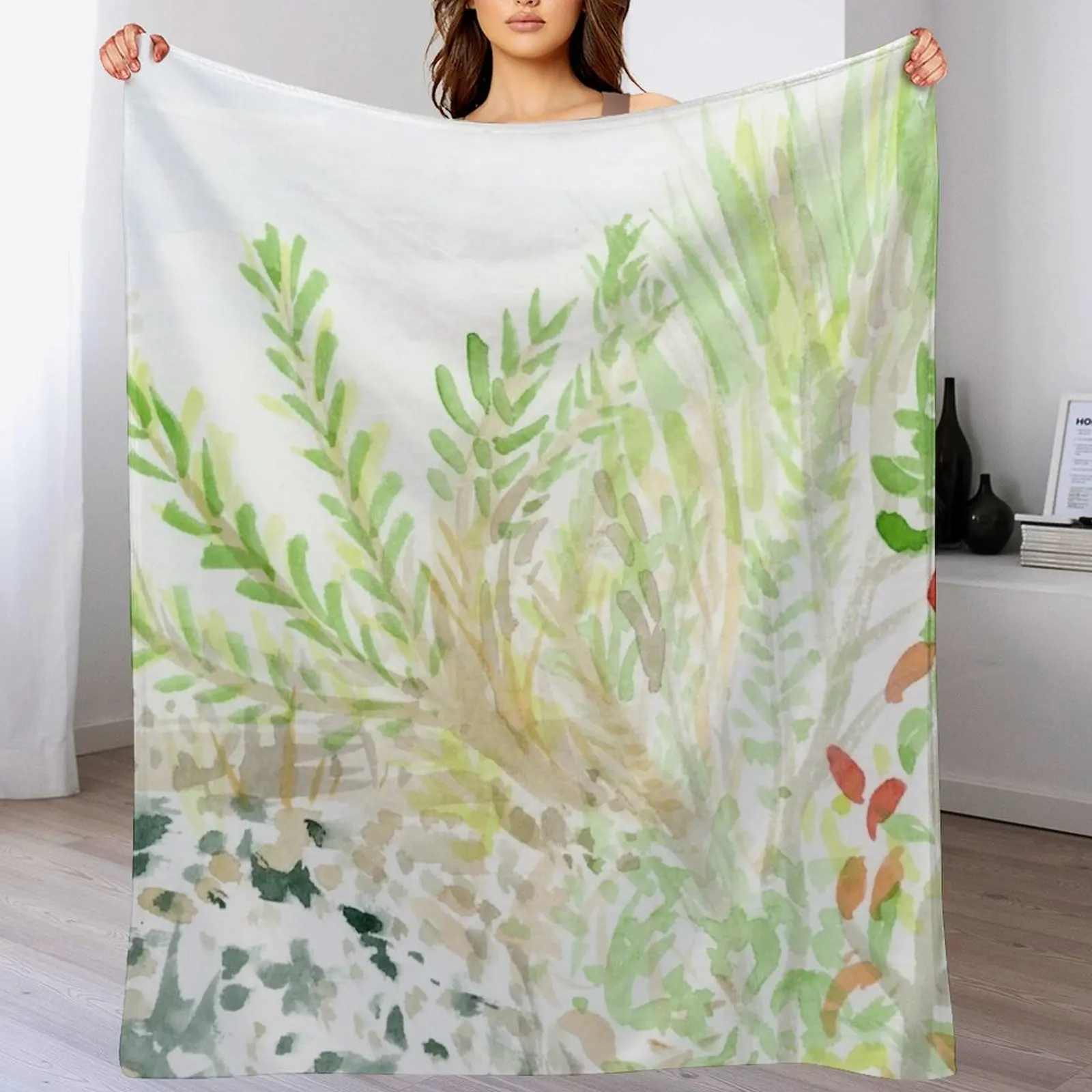 

Nature Walk Throw Blanket Large Furry Moving Shaggy Blankets