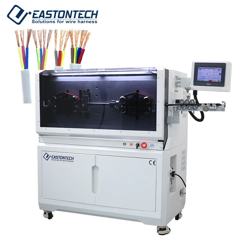 EW-05H+ Auto Jacket Cable Stripper Tool Max 120sqmm Multi-Core Wire Cutting Machine For Cable Manufacturing Equipment