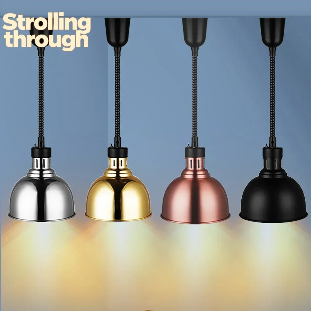 

Industrial Electric Food Heating Heat Pendant Lamp Insulation Chandelier Kitchens Restaurant Decor Light Indoor Lighting Fixture