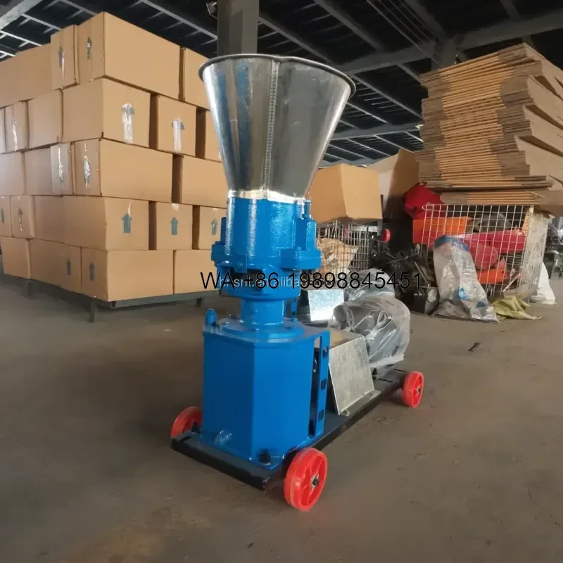 Wmwmnu for 260 Model Wheeled Mobile Device With Large Feeding Hopper for Straw Corn Grain Biomass Animal Feed Processing Feed