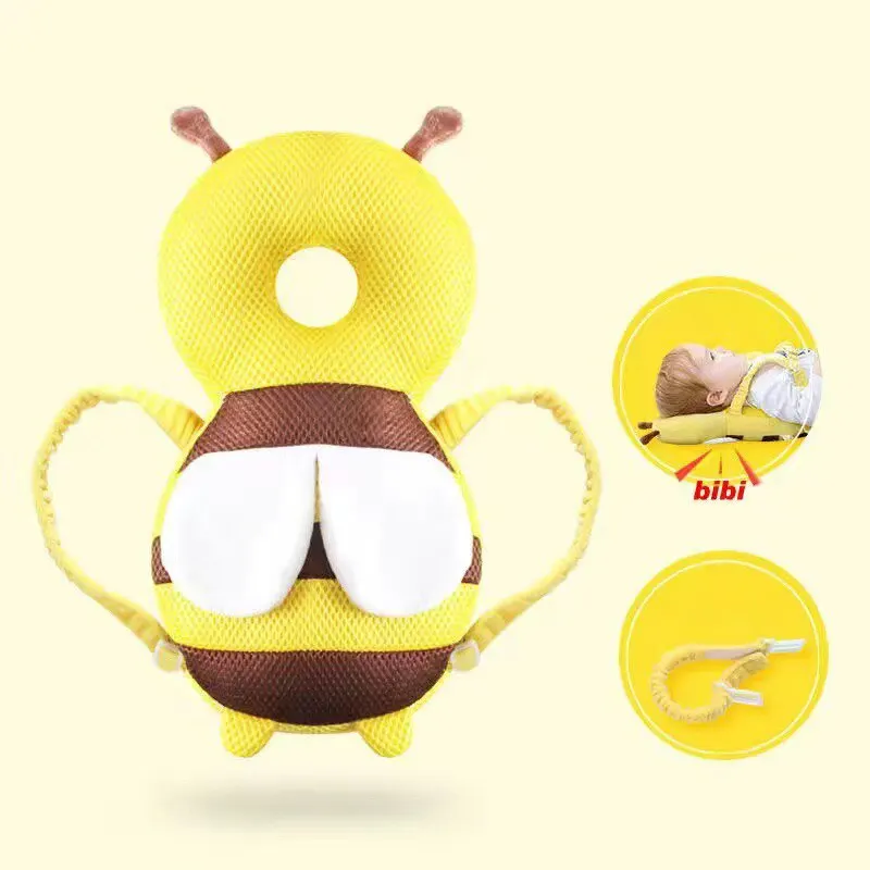 Toddler Baby Head Protector Safety Pad Cushion Back Baby Toddler Pillow Protective Headgear Cartoon Walking Anti-fall Pillow