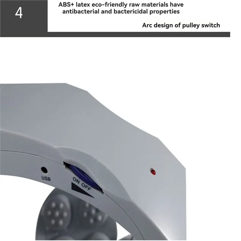 Massage de tête électrique A55X, soulagement des vibrations, améliore la Relaxation du sommeil, dispositif de soins de santé, masseur de points d'acupuncture facile à utiliser