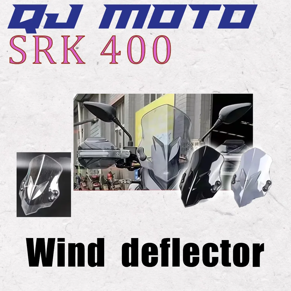 

Travel Windshield, Motorcycle Windshield, Windshield Protector Front Cover for Qj Motor Srk 400 400 Srk Srk 400