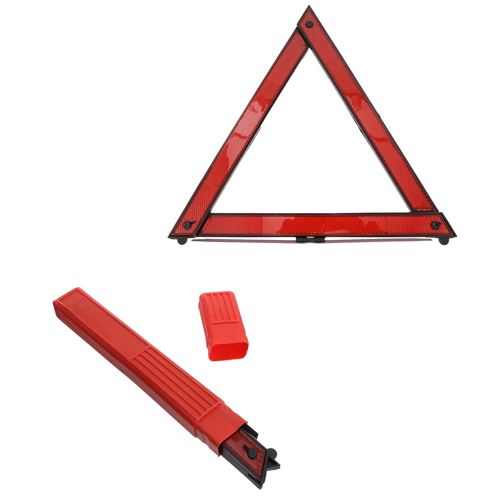 2Pcs Car Warning Triangle Sign Road Safety Kit Strong Practicality Good Durability Car Warning Sign Road Safety Kit