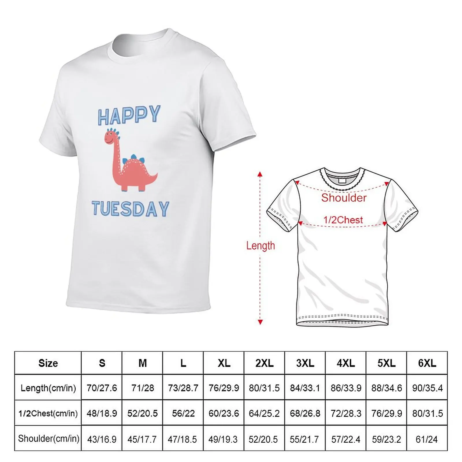 Happy Tuesday T-Shirt valentines clothes tops mens graphic t-shirts hip hop