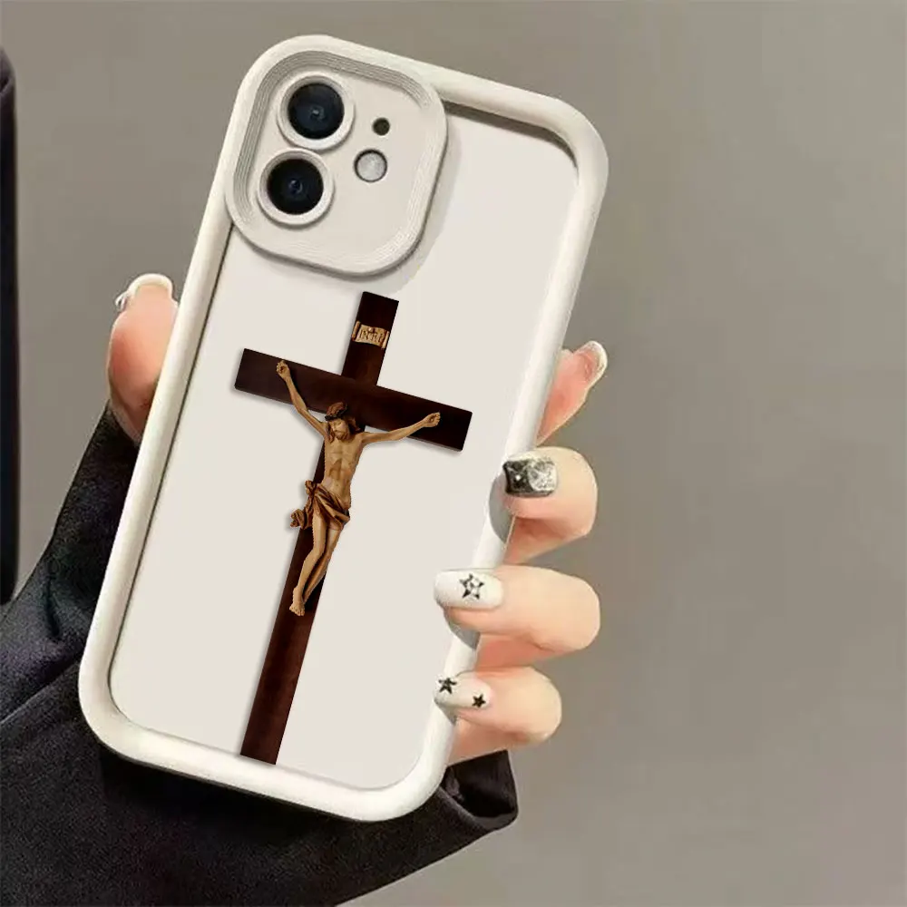 

The Cross Christian Jesus Cover Phone Case For Samsung Galaxy F06 S20 S21 S22 S23 S24 FE S25 NOTE 20 PLUS ULTRA 3D Silicone Case