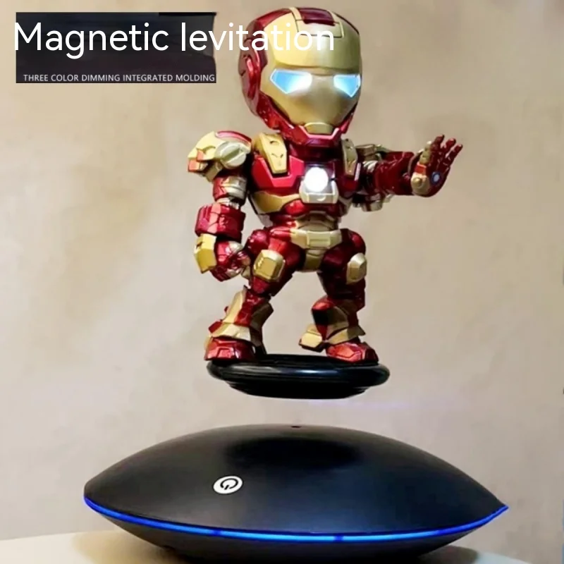 Magnetic Levitation Ornament Iron Man The Monkey King Birthday Gift For Boyfriend Marvel Handmade Toy Ultraman Halloween Gift Fo