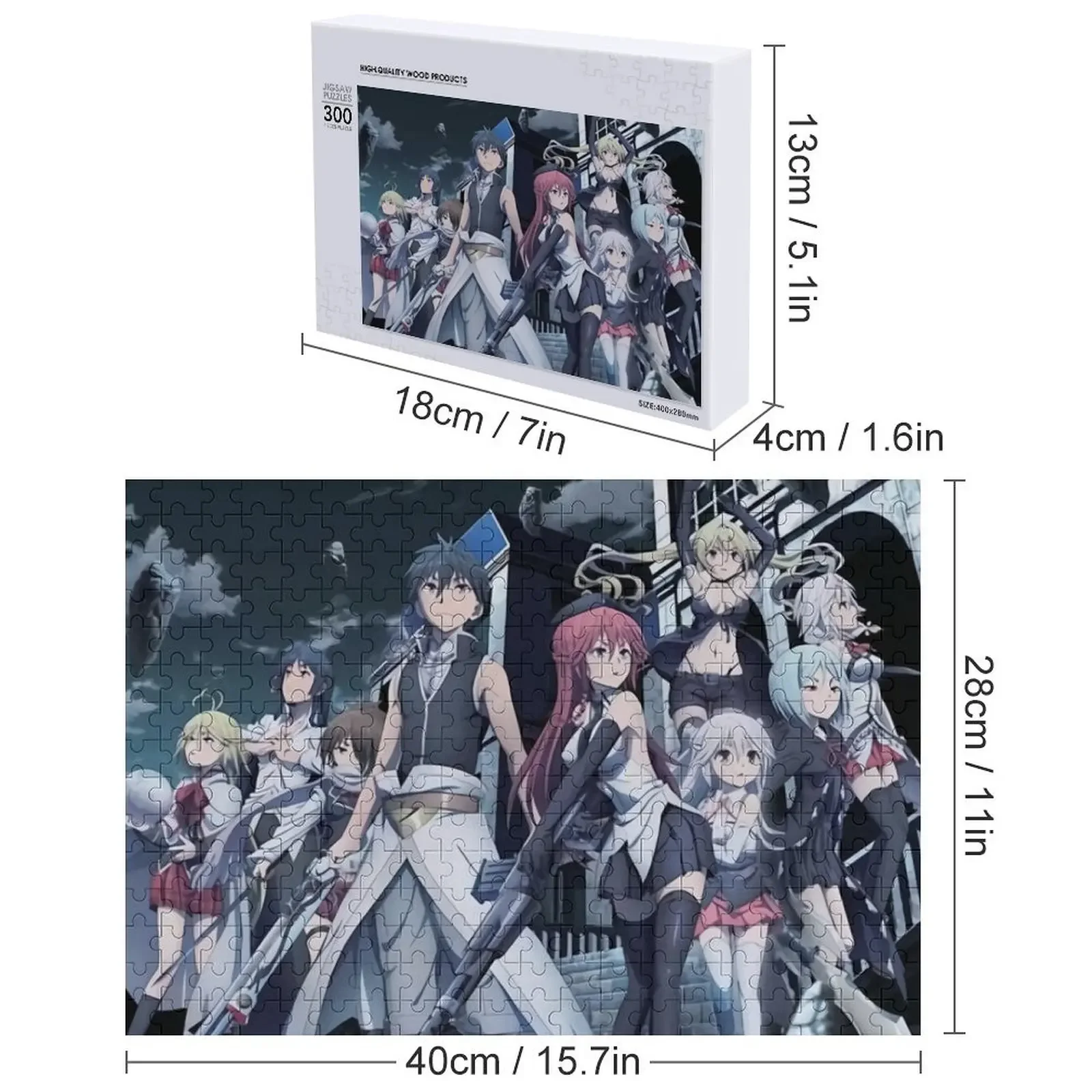 トリニティセブン: アニメの世界のジグソーパズル、写真入りパーソナライズされた写真入り動物パズル