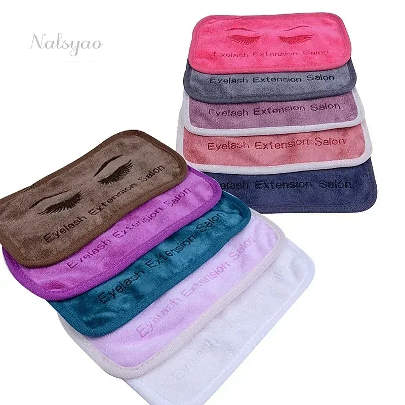 Professional Eyelash Extension Forehead Soft Towel Sticker Stand Grafted Lash Pads Tray Pallet Holder Beauty Salon