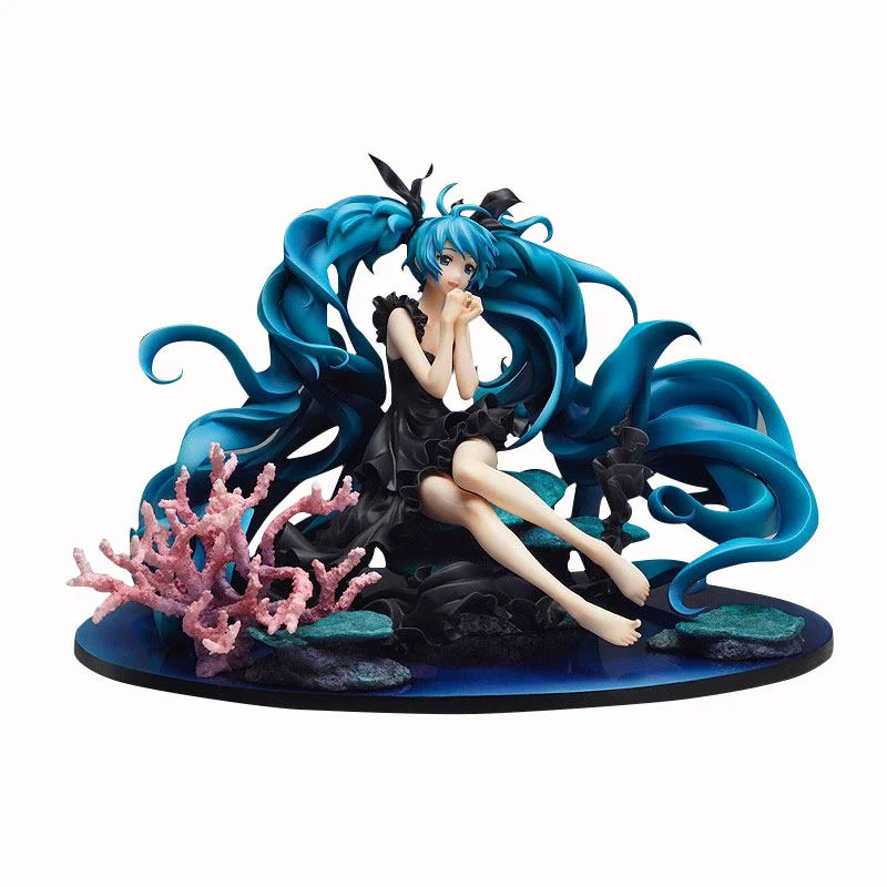 【Op voorraad】 Hatsune Miku Figma Deep-Sea Girl Sparkling Snow Edition |   Gearticuleerd Vocaloid-zanger decoratief displaymodel cadeau - afbeelding 2