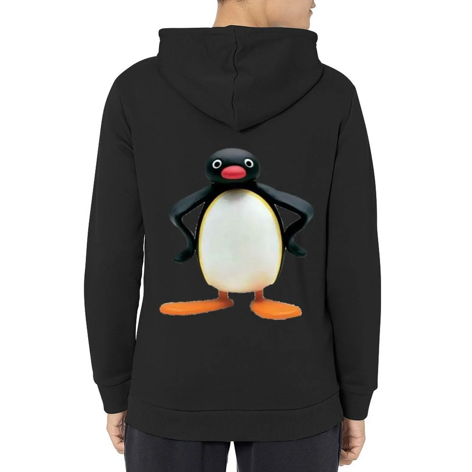 

pingu! Hoodie men clothing korean clothes anime clothing men's sweat-shirt set men hoodie