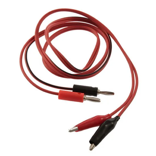 4mm Banana Plug to Alligator Clip Test Red Black Leads Crocodile Clip Lab Test Cable for Electrical Multimer Testing
