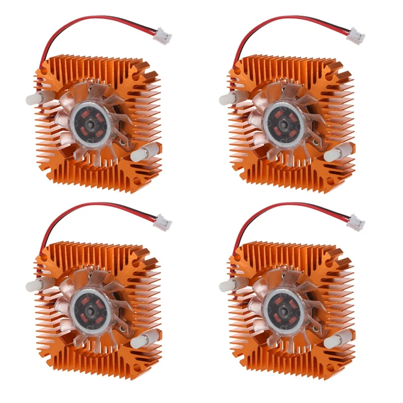 

4X PC Computer Laptop CPU VGA Video Card 55mm Cooler Cooling Fan Heatsink