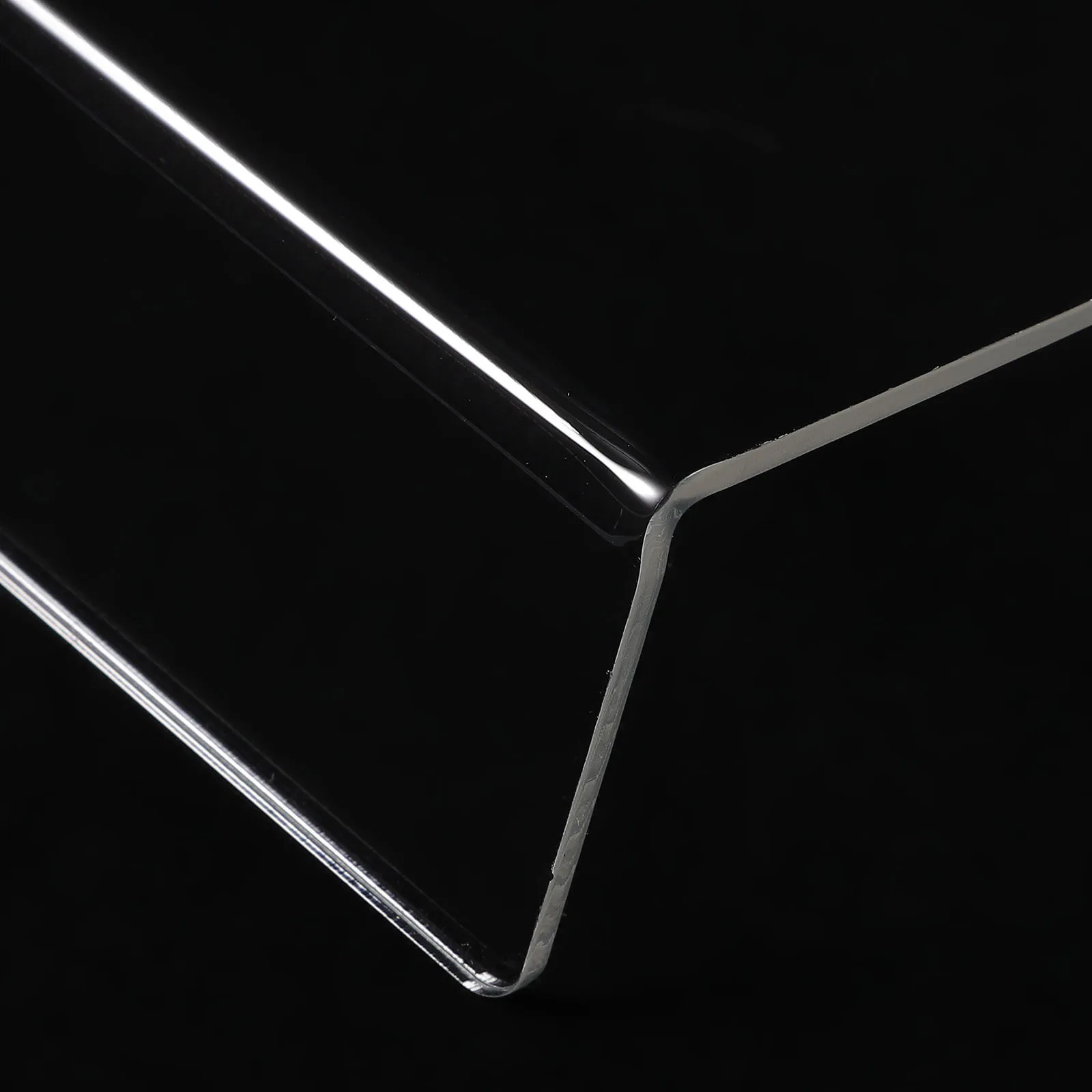 Aesthetic Clear Acrylic Keyboard Stand for Desk Home Office Gaming Ergonomic Design No Installation Required