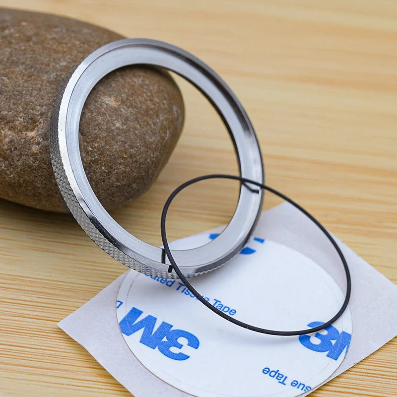 Матовые золотые, серебряные, черные часы из нержавеющей стали, аналогичные стальным кольцам обода Seiko SKX007 SKX009 SKX011 SRPD, модный Безель