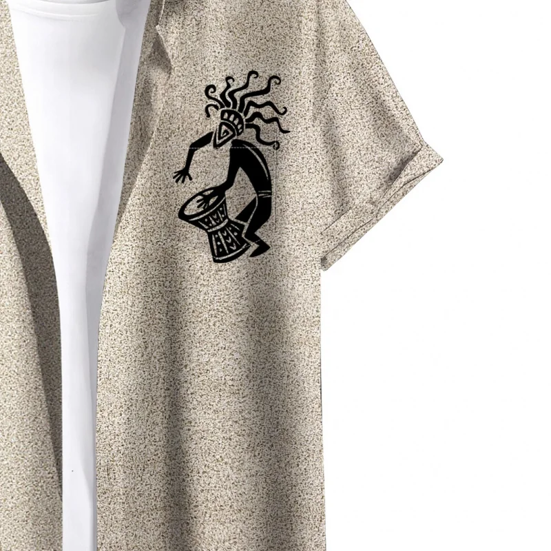 عبر الحدود حار بيع 2025New موضة الاتجاه عادية تنوعا Digital3DPrinted قمصان قصيرة الأكمام عادية قميص الصيف