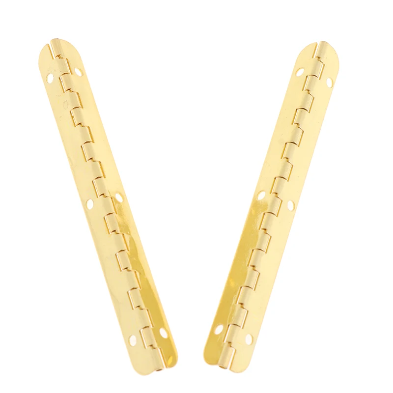 

2Pcs 100*9mm Long Metal Hinges For Furniture Cabinet Wooden Gift Box