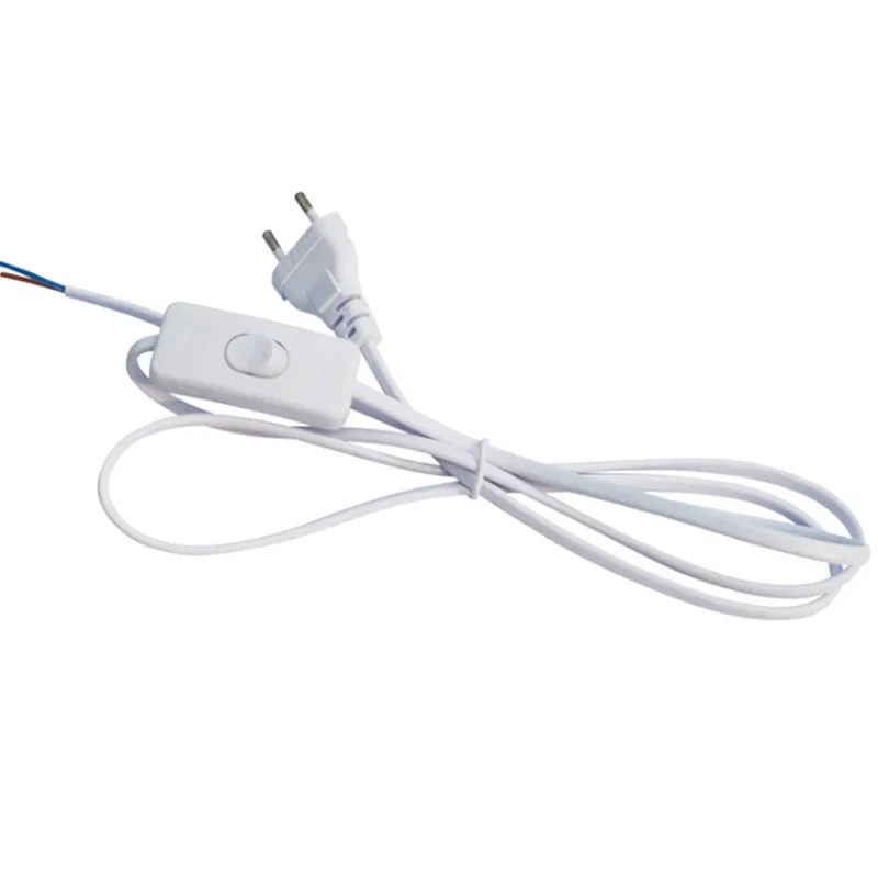 1.8M Power Cord Cable  Lamp Bases  plug with switch wire for Pendant LED Bulb  Hanglamp Suspension Socket Holder