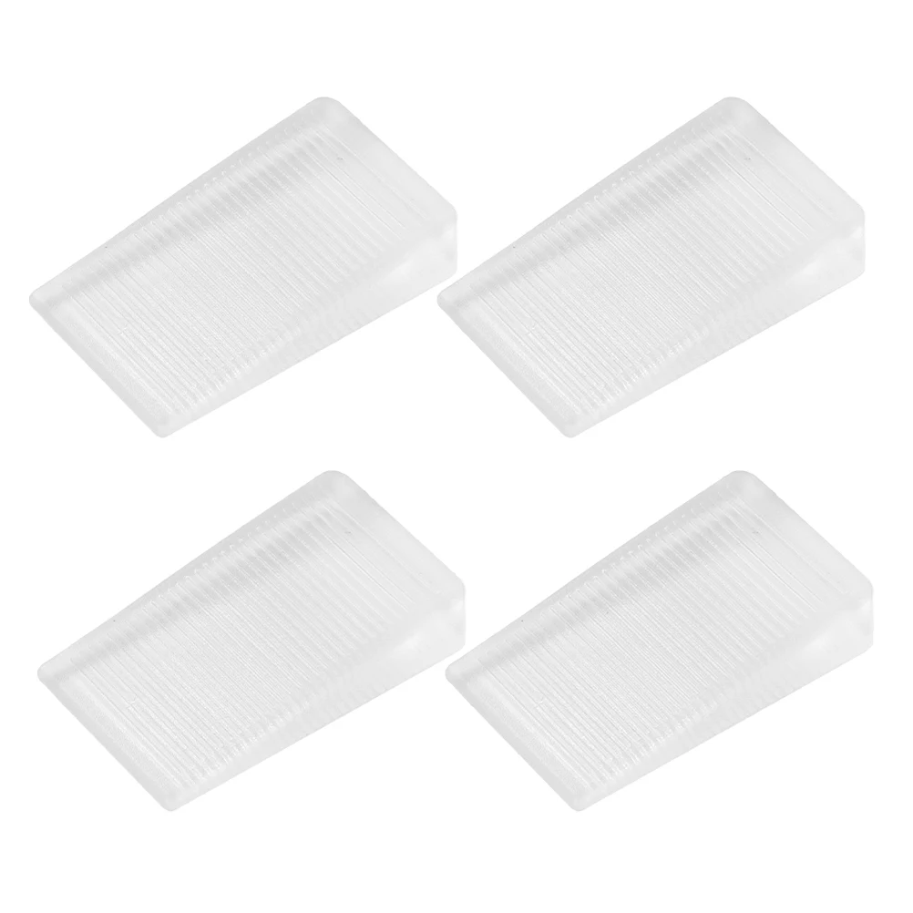 

4pcs Furniture Leveling Pads Pvc Shims For Tables Beds Doors Shower Base Non-Slip Floor Protectors Stable Support Gap Filler