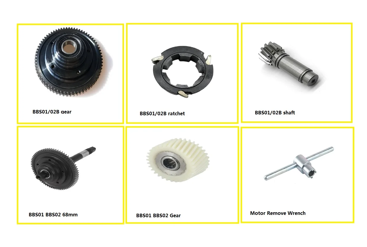 

Средний мотор-редуктор Bafang BAFANG G340 BBS Motor BBS01B BBS02 250 Вт 500 Вт 750 Вт универсальная шестерня с храповым механизмом, винтовой вал, запасные части