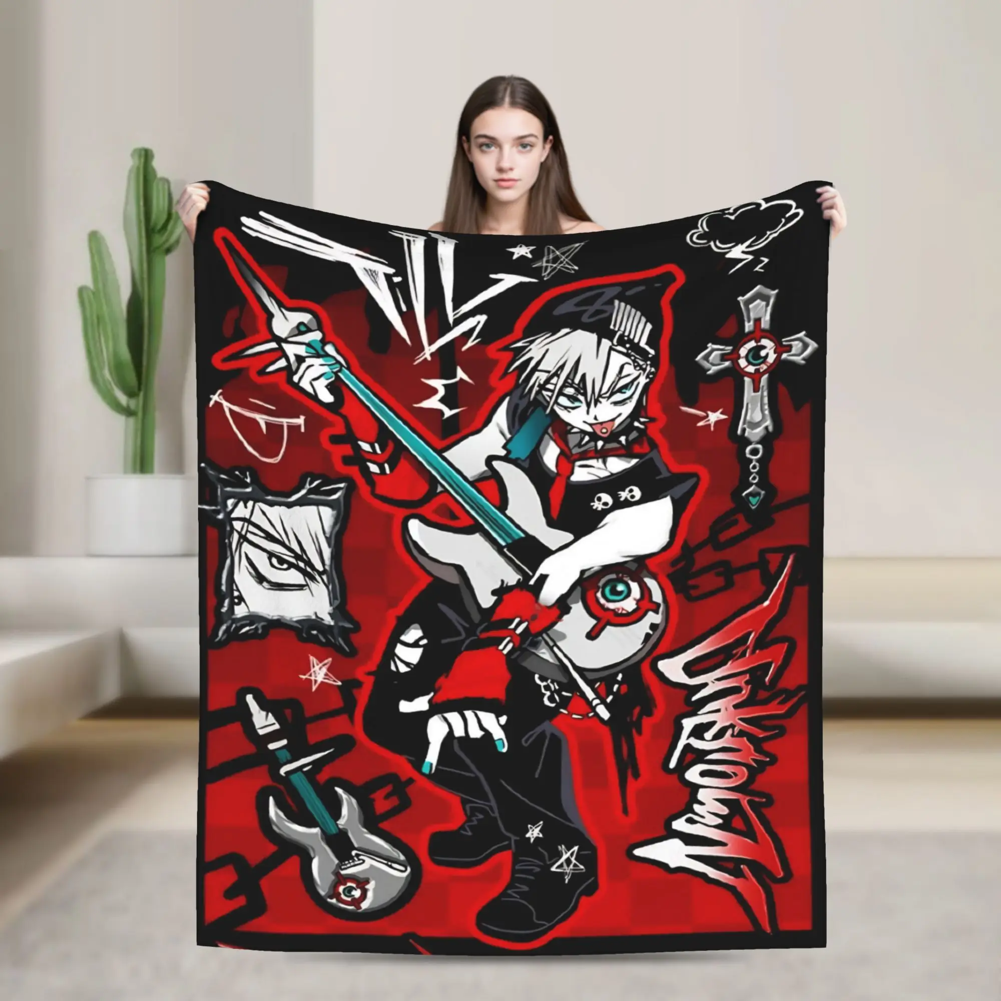 Relax Till ALNST Zombie Alien Stage  Blanket Stuff Home Decorative  Throw Blanket Ultra-Soft Velvet for Office