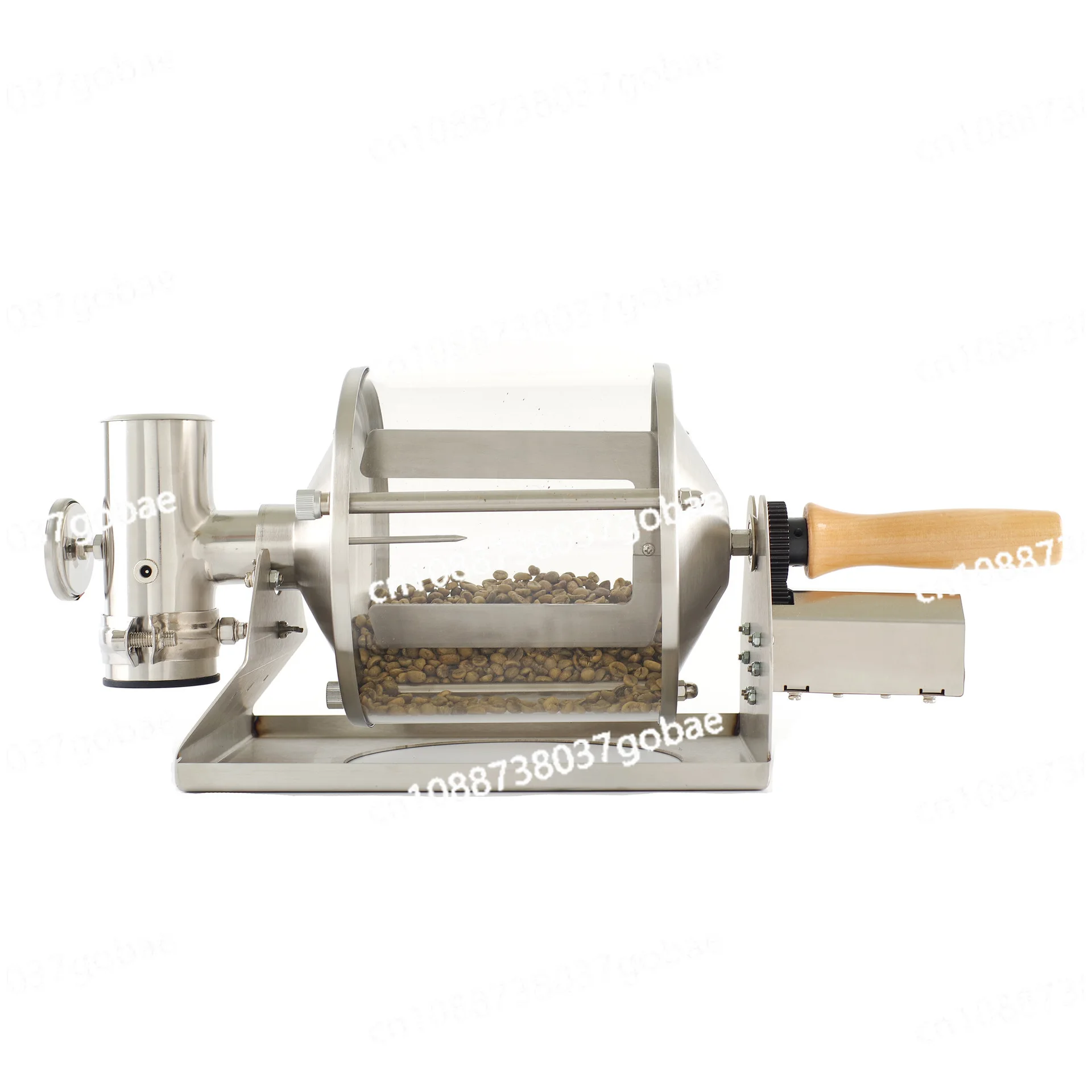 Coffee bean roaster Small household with stirring rod