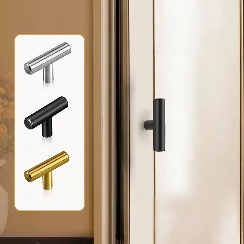 Metal Door Handles Aluminum Alloy Cabinets, Drawers Wardrobe Doors Hardware Furniture Handles Nordic Modern Luxury Simplicity