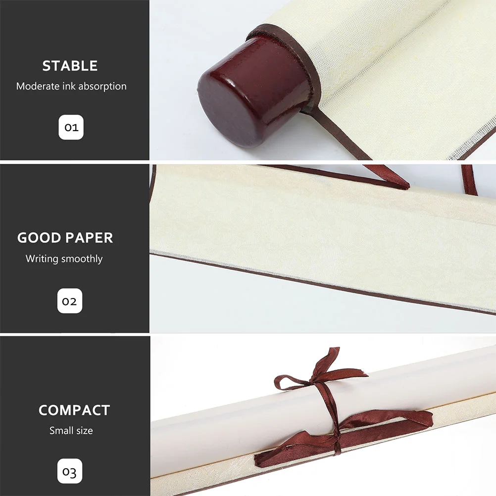 Wall Scrolls Pendurado Caligrafia Prática Papel, Chinês Decor Reel, Decore